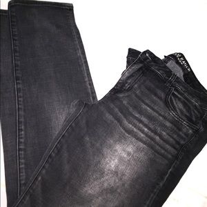 American Eagle super stretch black skinny jeans